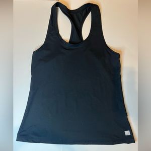 Vuori black razorback tank size small